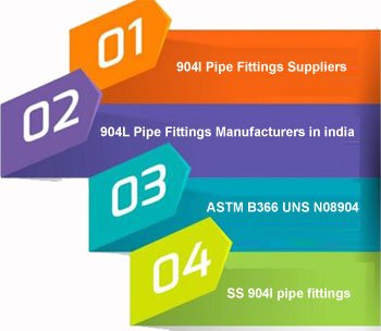 ASTM B366 904l Pipe Fittings Manufacturers In India