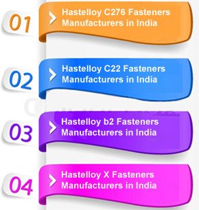 Hastelloy Fasteners Suppliers in India