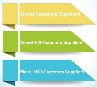 Monel Fasteners Suppliers in India